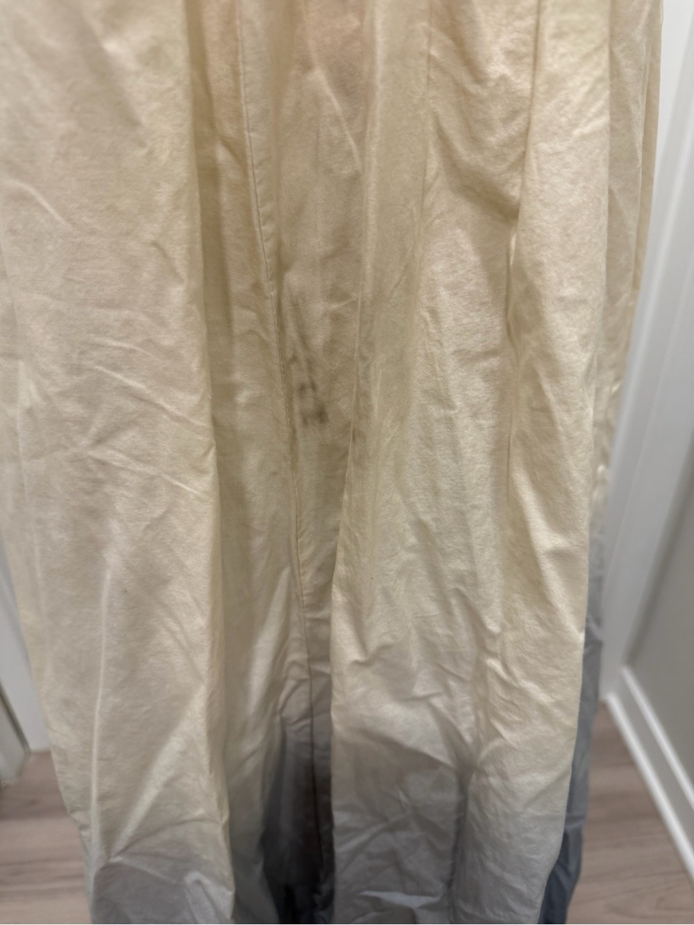 Zara Strapless Ombre Maxi Dress in Cream to Blue NWT - Picture 10 of 11
